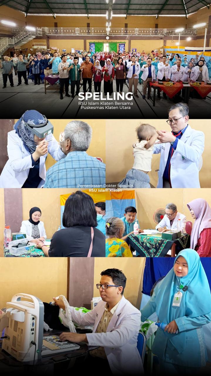 Spelling RSU Islam Klaten Bersama Puskesmas Klaten Utara